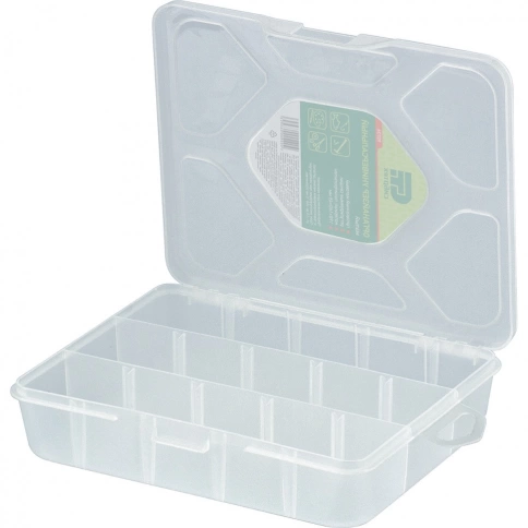 Органайзер универс.малый 190х160х45  мм прозр.матов. Сибртех фото 1