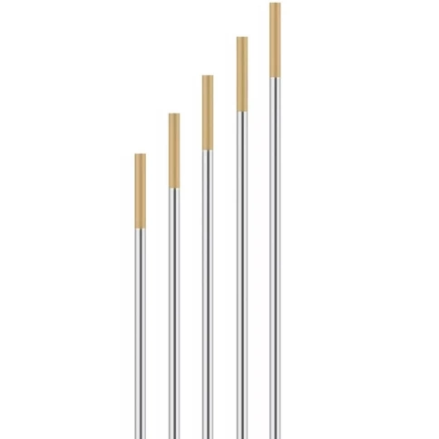 Электроды вольфрамовые WC-15 d.1,6 золотые SOLARIS фото 1