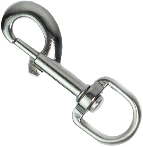 Карабин ключный *16 оцинкованный фото 1