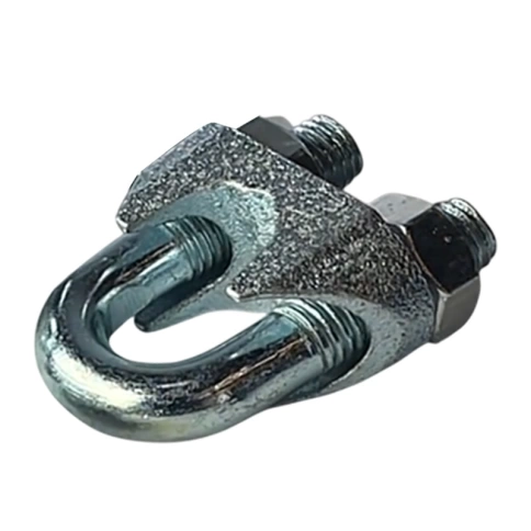 Зажим для стальных канатов М10 DIN 741, оцинкованный фото 1