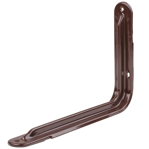Уголок-кронштейн (1,0 мм) усилен.коричневый фото 10