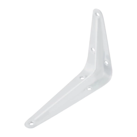 Уголок-кронштейн усилен.белый фото 1