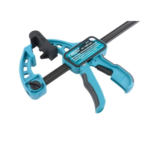 Струбцина тип пистолет реечная, быстрозажимн.,пластик.корп.,пошаг.м-зм Gross фото 2