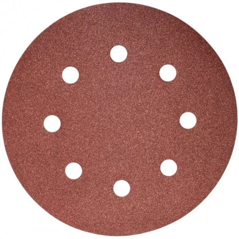 Диск самозацепляющийся с отверстиями 125 мм А120 (14А 12/Р120) TSUNAMI  фото 1