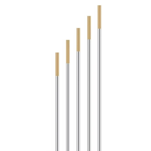 Электроды вольфрамовые WC-15 d.3,2 золотые SOLARIS фото 1