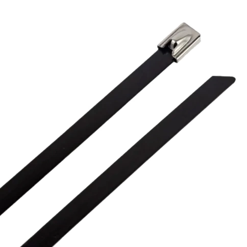 Хомут кабельный 7,9х400 мм сталь ANSI 304 с покрытием фото 2