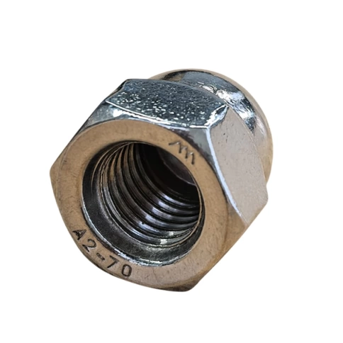 Гайка колпачковая М8 DIN 1587 нержавеющая сталь А2 фото 2