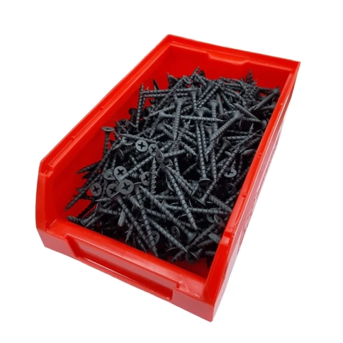 Саморез по гипсокартону 3,5х45 мм, крупная резьба, фосфатированный, 500 шт. в контейнере фото 1