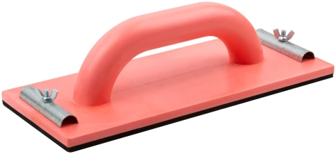 Терка для нажд.бум., пластик.с мет.прижимом 280 х 120 мм фото 1