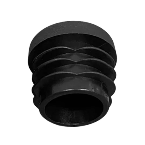 Заглушка для труб круглая d-22 мм, черная фото 2