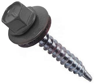 Саморез кровельный по металлу DAXMER 5,5х32  RAL7024 фото 1
