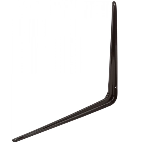 Уголок-кронштейн 200х250 мм (0,8 мм) коричневый фото 1