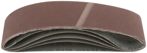 Ленты шлифовальные бесконечные, водостойкие, тканевая основа, 75 х 533 мм, 5 шт. Р 320 фото 2