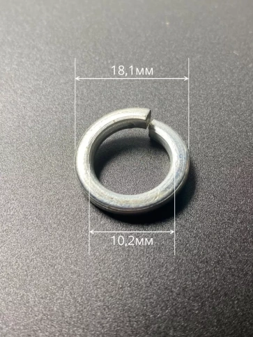 Шайба гровер пружинная нержавеющая М10 А2 DIN127,  10 шт. фото 4