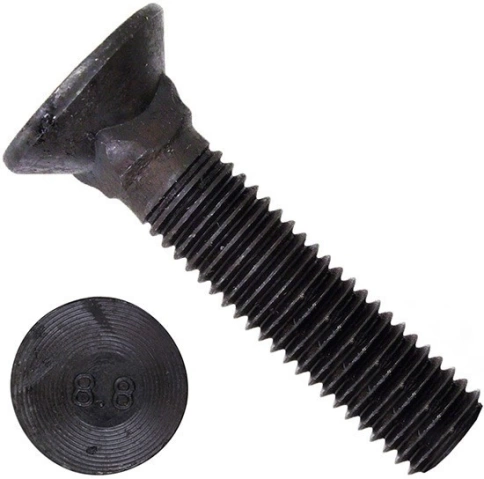 Болт лемешный высокопрочный потайной  М10х40 Гост7786,10 шт  фото 6