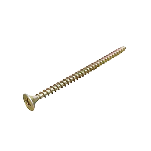 Шуруп саморез потайной для дерева 5х80 мм, желтый цинк, 1 кг. фото 4