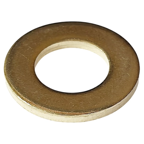 Шайба М2 DIN 125, латунная фото 1