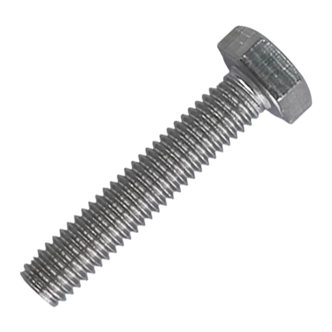 Болт 8х35 мм DIN 933 нержавеющий А2, полная резьба фото 1