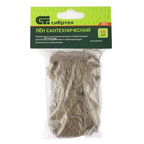 Лен сантехнический 10 г, Сибртех фото 1