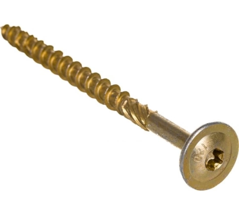 Саморез по дереву с прессшайбой Тorx 8,0х220 ЖЦ фото 1