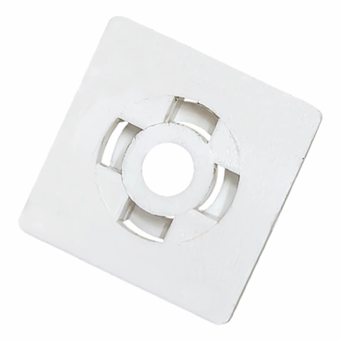 Площадка для хомута 27х27 мм, белая фото 2