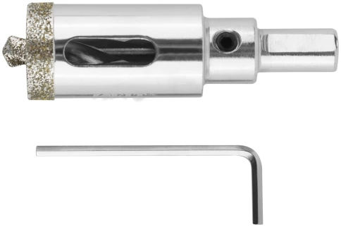 Коронка по керамограниту, камню и кафелю кольцев с центров сверлом фото 5