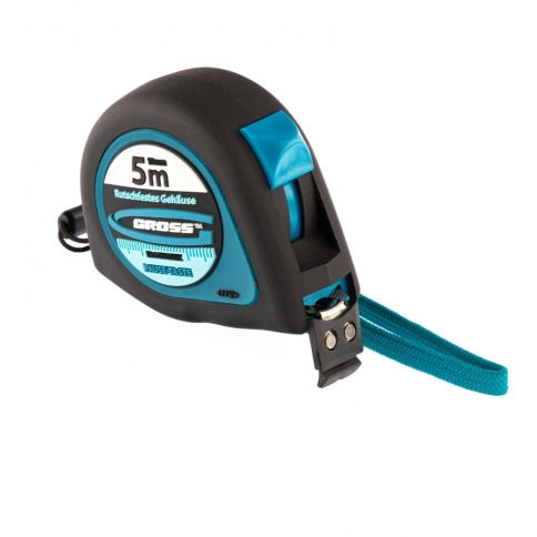 Рулетка Ergonomisch,магнит.обрезин.зацеп 5м х19 мм Gross фото 3