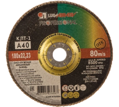 Круг лепестковый плоский A 40 КЛТ1 Луга фото 7