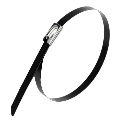 Хомут кабельный 4,6х150 мм сталь ANSI 304 с покрытием фото 1