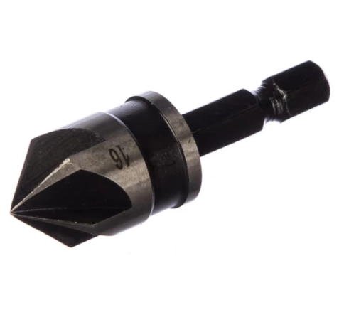 Зенкер конический, легир.сталь, хвостовик под биту, 16 мм фото 1
