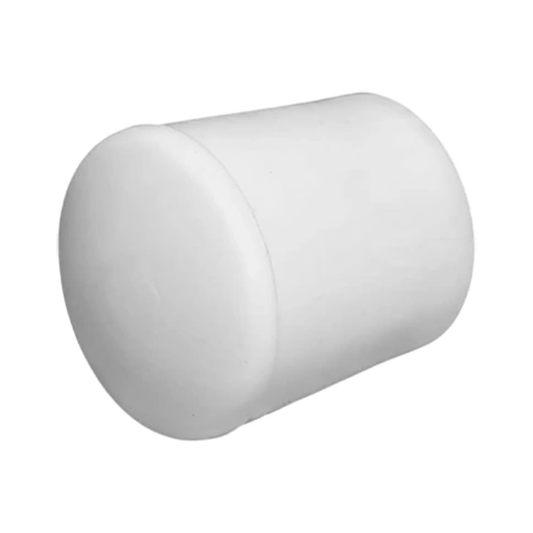 Заглушка для труб наружная круглая d4 мм, белая фото 1