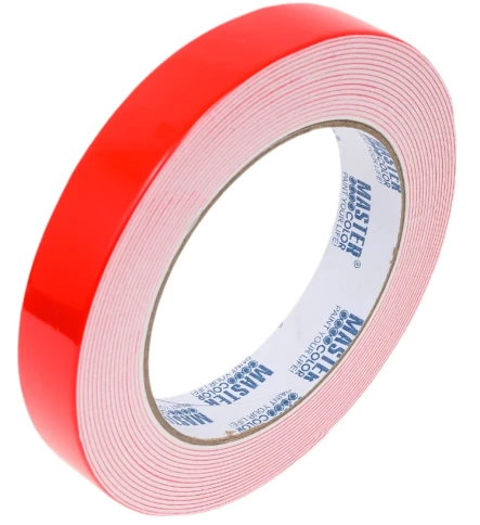 Лента клейкая 19мм х 5м двустор.ультра сильн.бел. Master Color Ultra Power фото 1