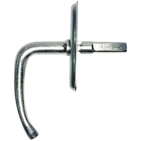 Ручка завертки врезной Р1 цинк фото 3