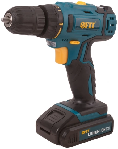 Дрель-Шуруповерт акк.14,4 В; 0-400/1450 об/мин, резин.накл., кейс фото 1