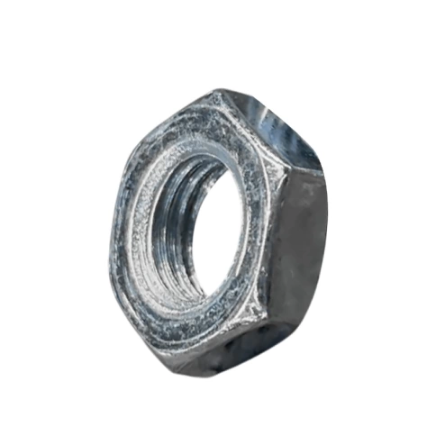 Гайка низкая М16 DIN 439, оцинкованная фото 1