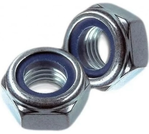 Гайка со стопорным кольцом М4 ОЦ DIN985, 100 шт. фото 6