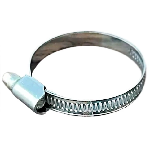 Хомут червячный 32-50/9 мм, нержавеющая сталь W2 фото 1