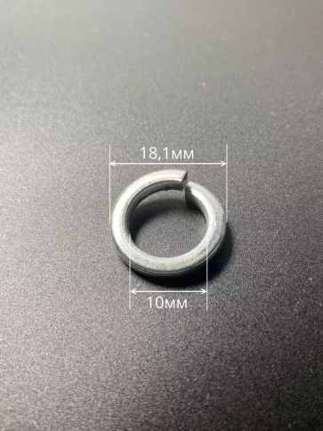 Шайба гровер пружинная ОЦ М10 DIN127, 1000 шт. в контейнере фото 2