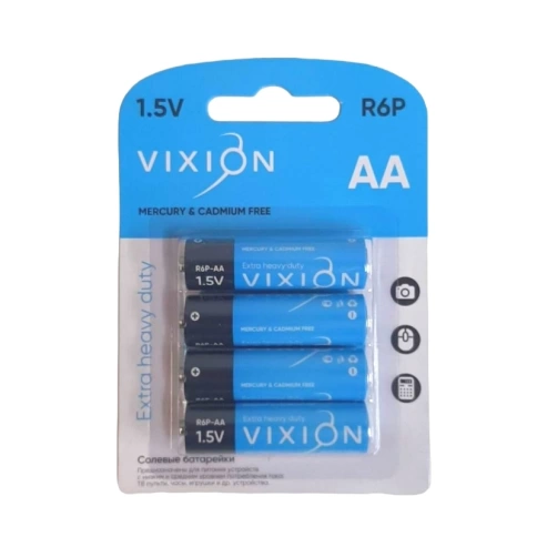 Батарейка солевая R6P-AA 4шт в упаковке фото 1