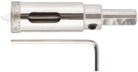 Коронка по керамограниту, камню и кафелю кольцев с центров сверлом фото 1