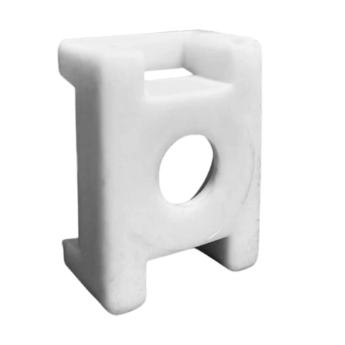 Площадка для хомута усиленная 16х23 мм, белая фото 2