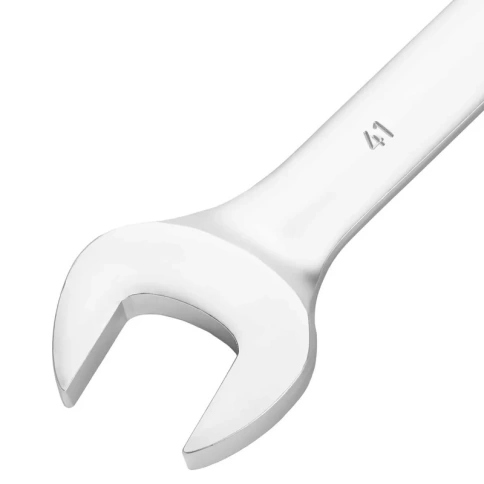 Ключ комбинированный 41 мм, никелированный, Сибртех фото 3