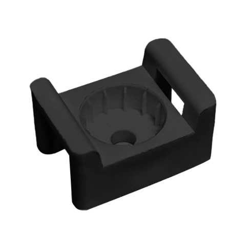 Площадка под стяжку для монтажного пистолета 16х23 мм черная фото 1