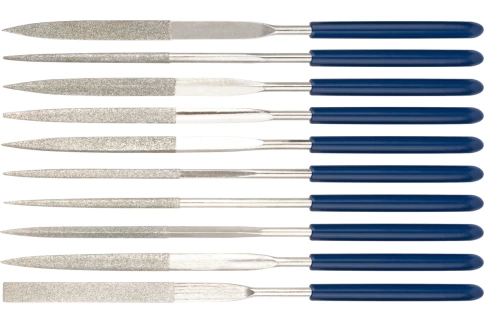 Напильники алмазные 3х140/50 мм ПВХ ручка 10 шт. фото 1