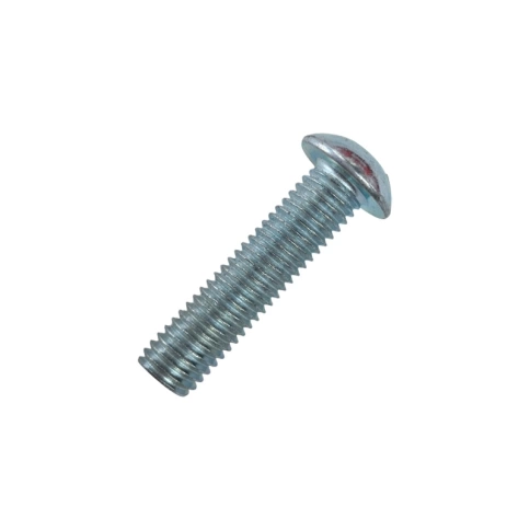 Винт с полукруглой головкой и внутр.шестигр. 10х40 мм ISO 7380-1 класс прочности 10.9, оцинкованный фото 1