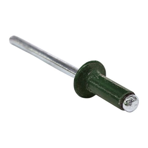 Заклепка вытяжная комбинированная 4х10 мм RAL6005 темно-зеленый фото 2