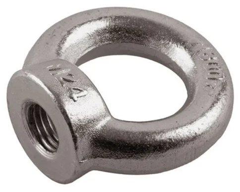 Рым гайка М6 DIN 582, нержавеющая сталь A2 фото 1