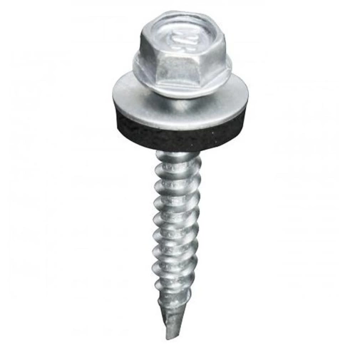 Саморез кровельный 4,8х50 мм с шайбой (под сверло),ОЦ 50шт. фото 5