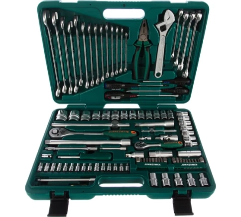 Набор инструментов 101 предметов 1/2" 1/4" JONNESWAY фото 1