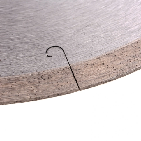 Диск алмазный сплошной с лазерн.перфорац. мокрое резание 230х22,2 мм Gross фото 4